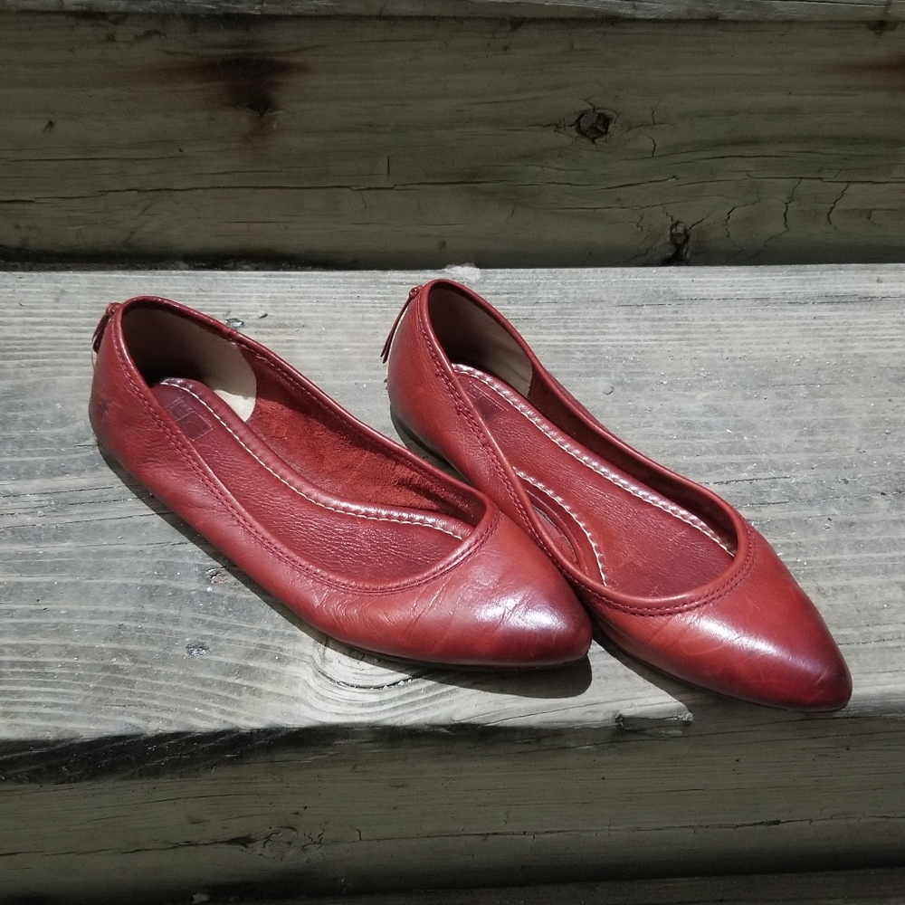 Frye Regina ballerina flats size 8